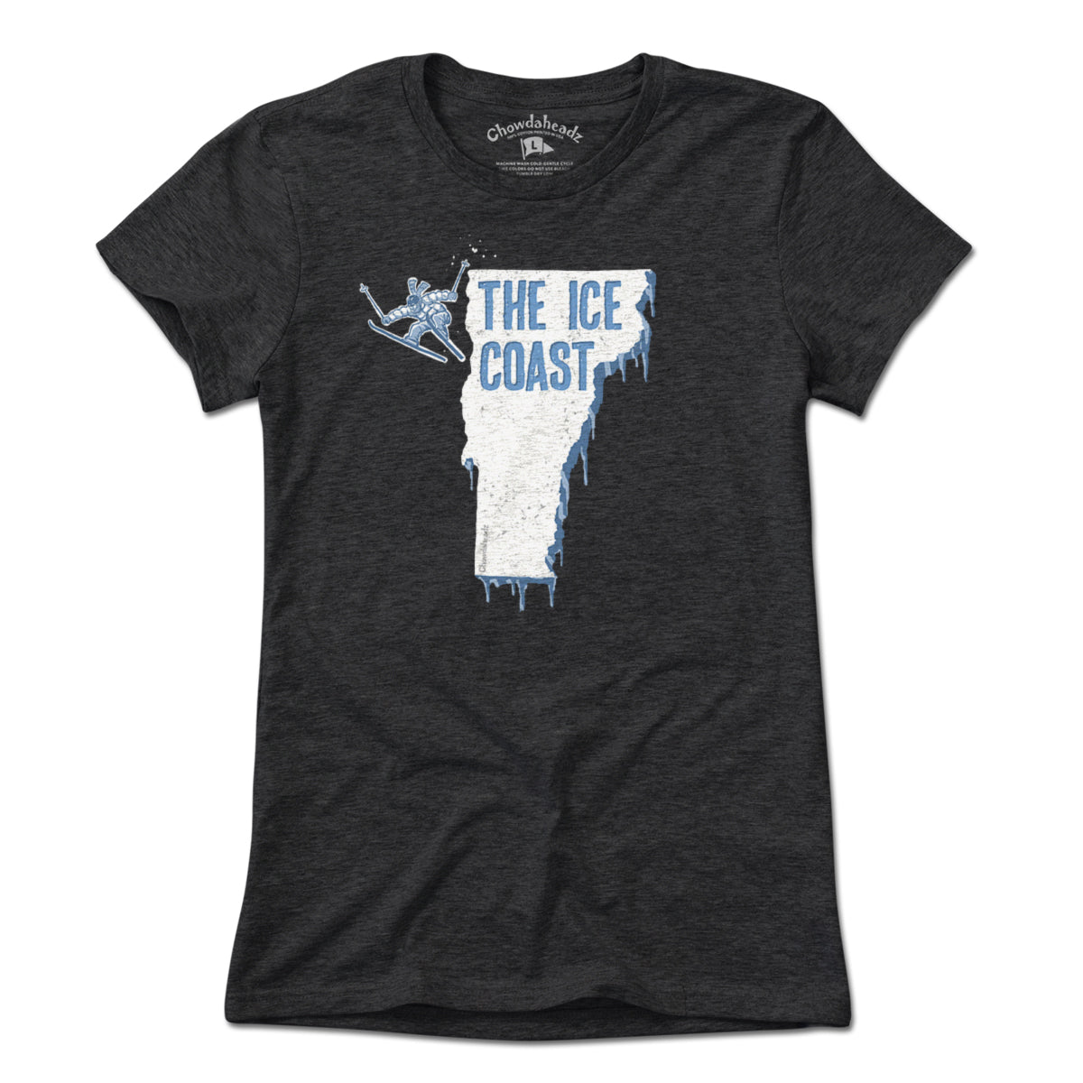 Vermont The Ice Coast T-Shirt - Chowdaheadz