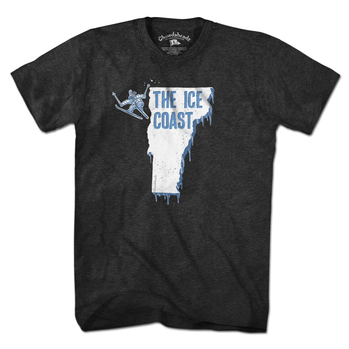 Vermont The Ice Coast T-Shirt - Chowdaheadz