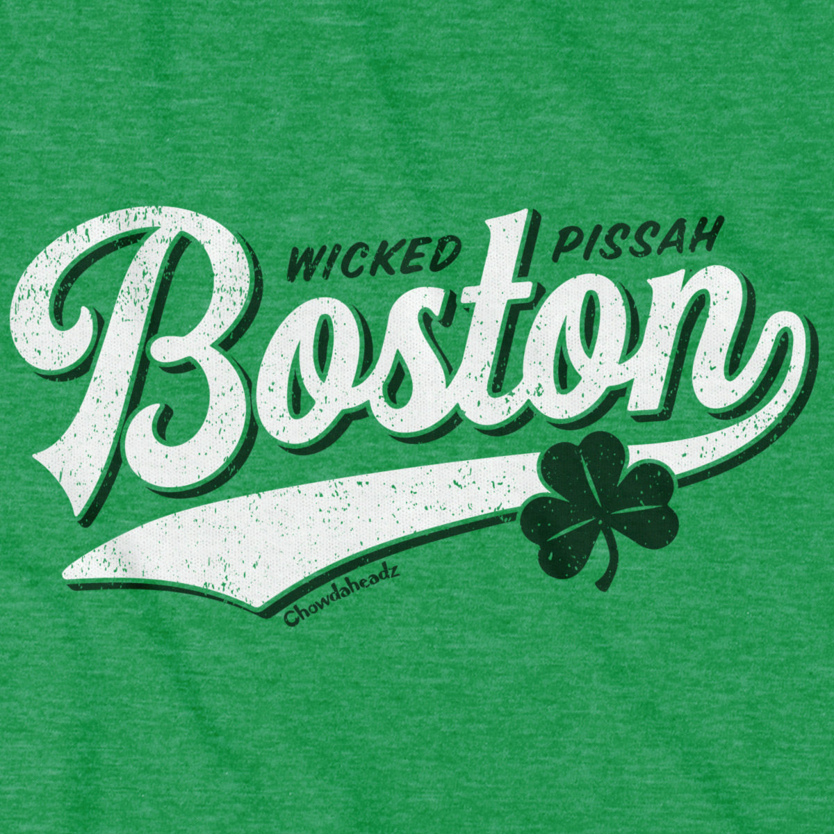 Boston Shamrock Tailsweep T-Shirt - Chowdaheadz