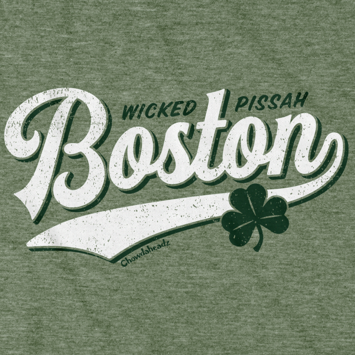 Boston Shamrock Tailsweep T-Shirt - Chowdaheadz