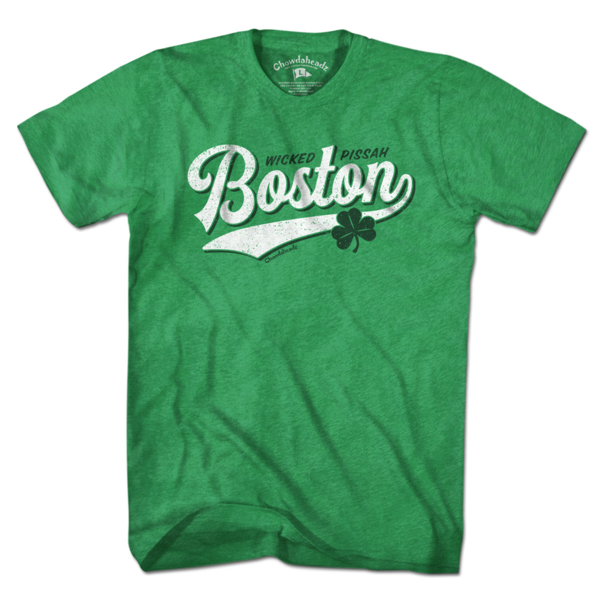 Boston Shamrock Tailsweep T-Shirt - Chowdaheadz