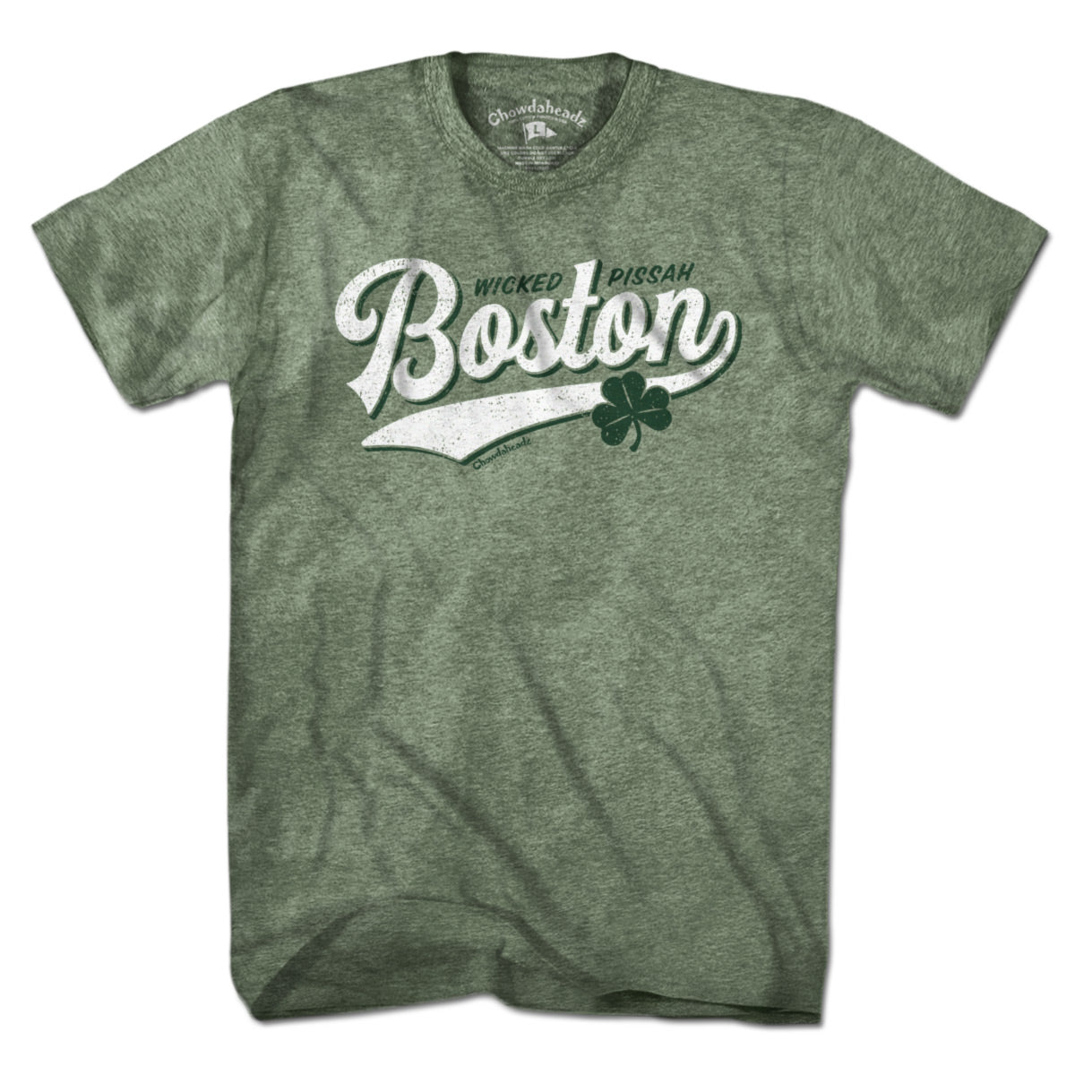 Boston Shamrock Tailsweep T-Shirt - Chowdaheadz
