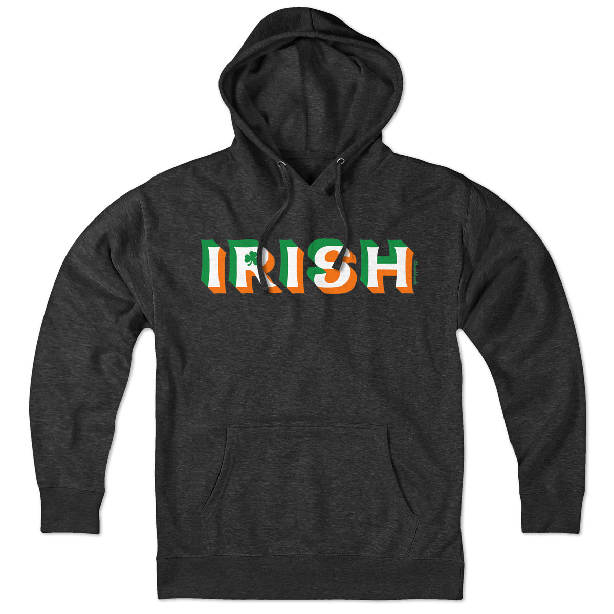 Irish Colors Drop Shadow Hoodie - Chowdaheadz