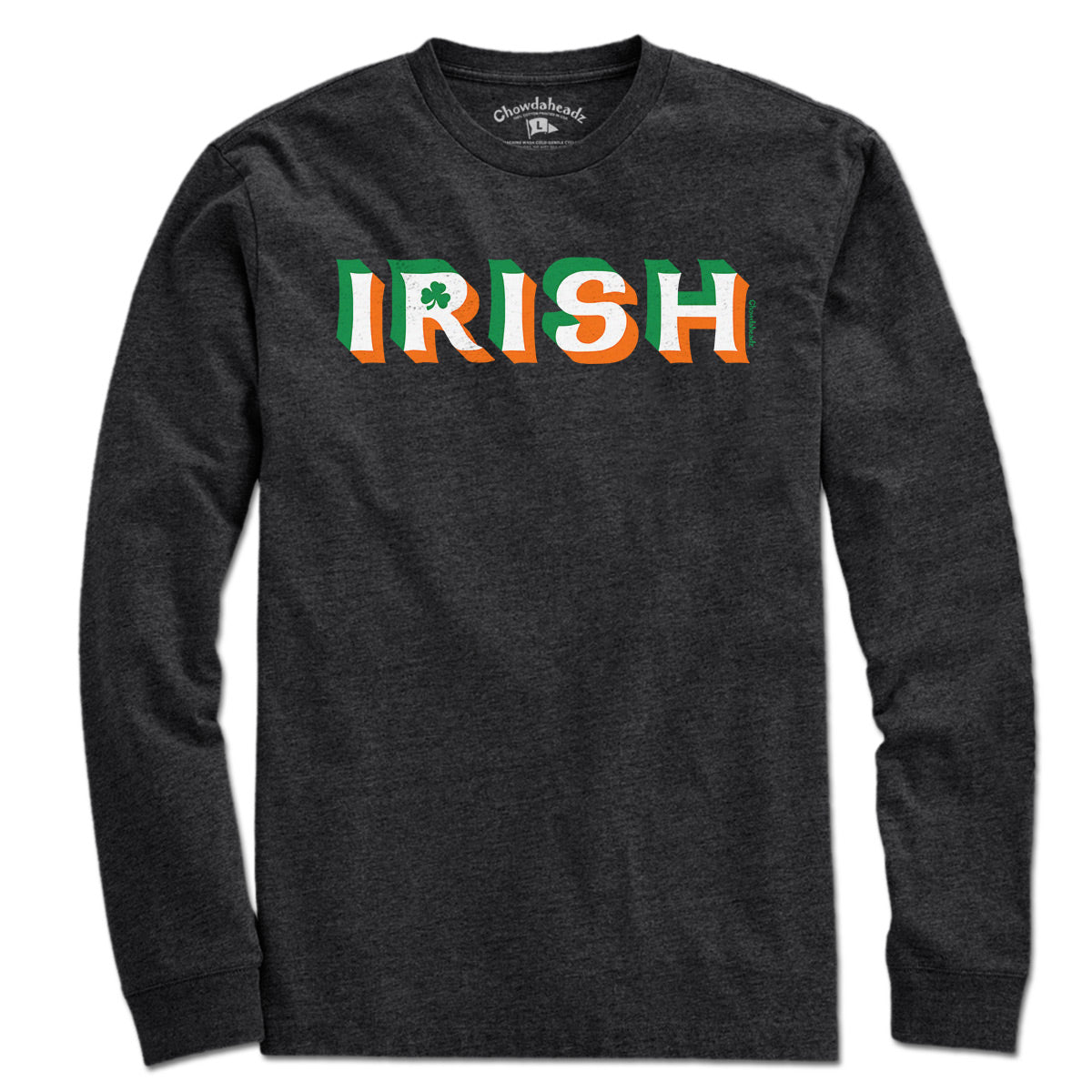 Irish Colors Drop Shadow T-Shirt - Chowdaheadz