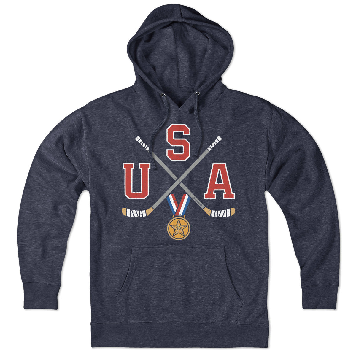 USA Cross Sticks Hoodie