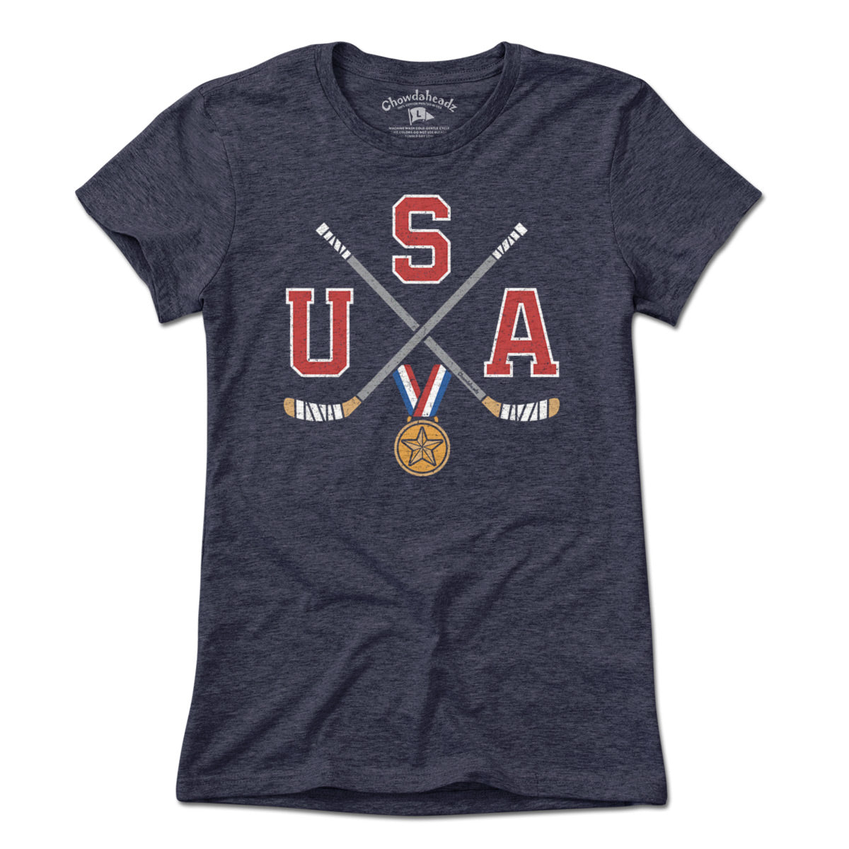 USA Cross Sticks Hockey T-Shirt