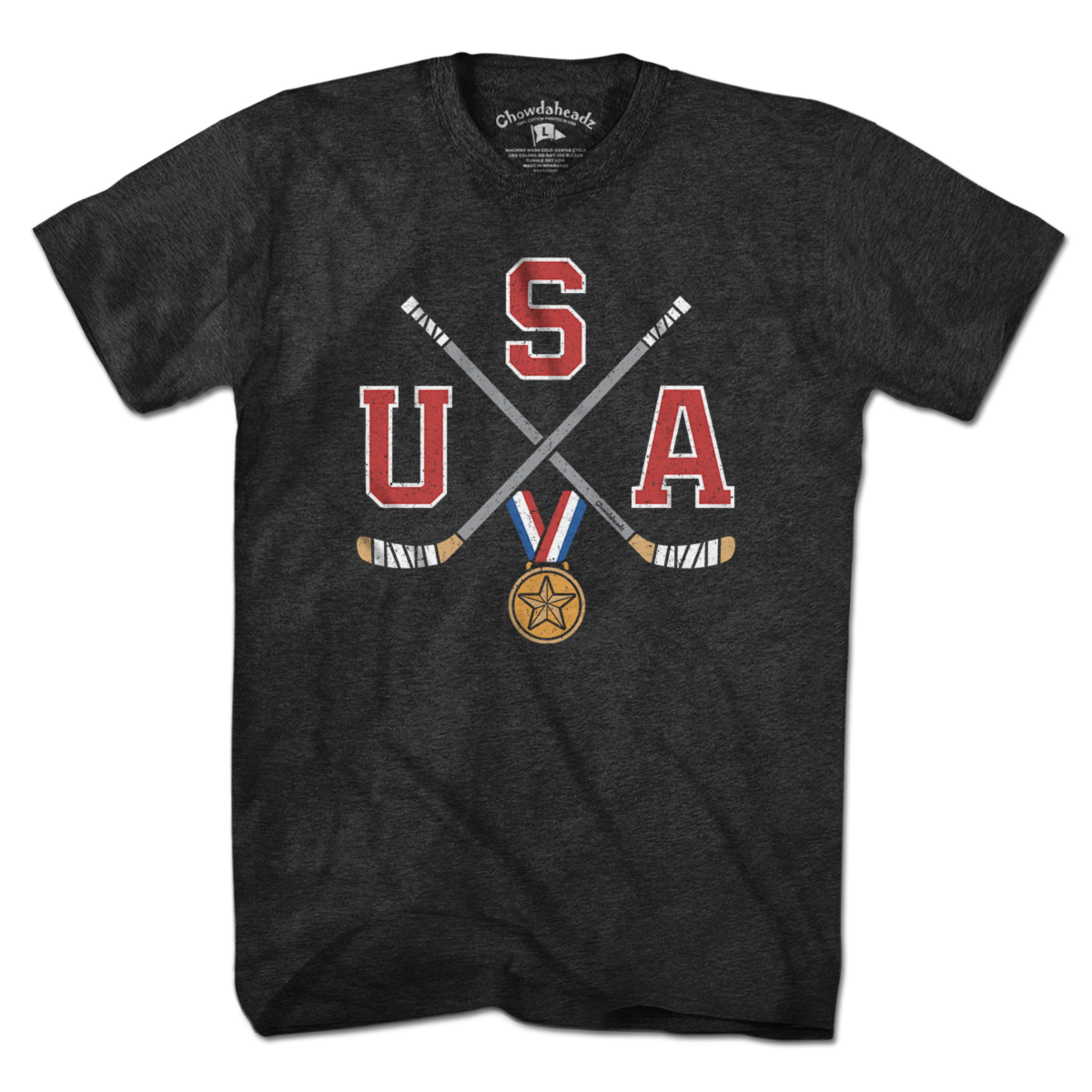 USA Cross Sticks Hockey T-Shirt