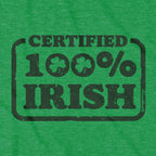 Certified 100% Irish T-shirt - Chowdaheadz