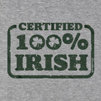 Certified 100% Irish T-shirt - Chowdaheadz