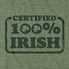 Certified 100% Irish T-shirt - Chowdaheadz