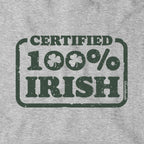 Certified 100% Irish Hoodie - Chowdaheadz