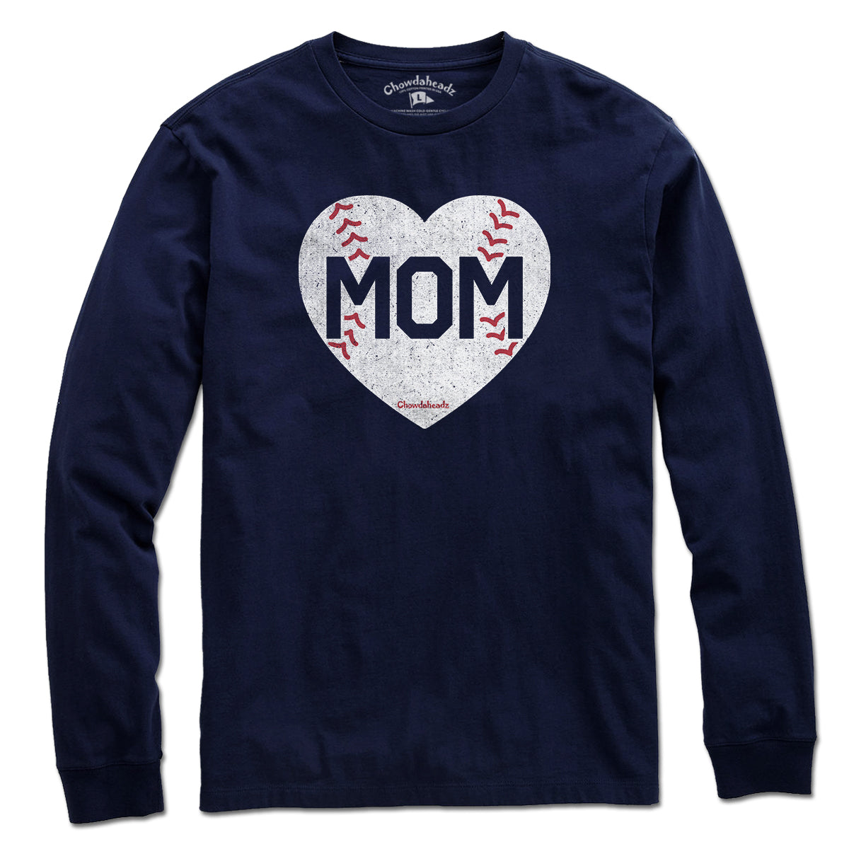 MOM Baseball Heart T-Shirt