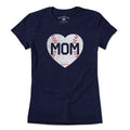 MOM Baseball Heart T-Shirt