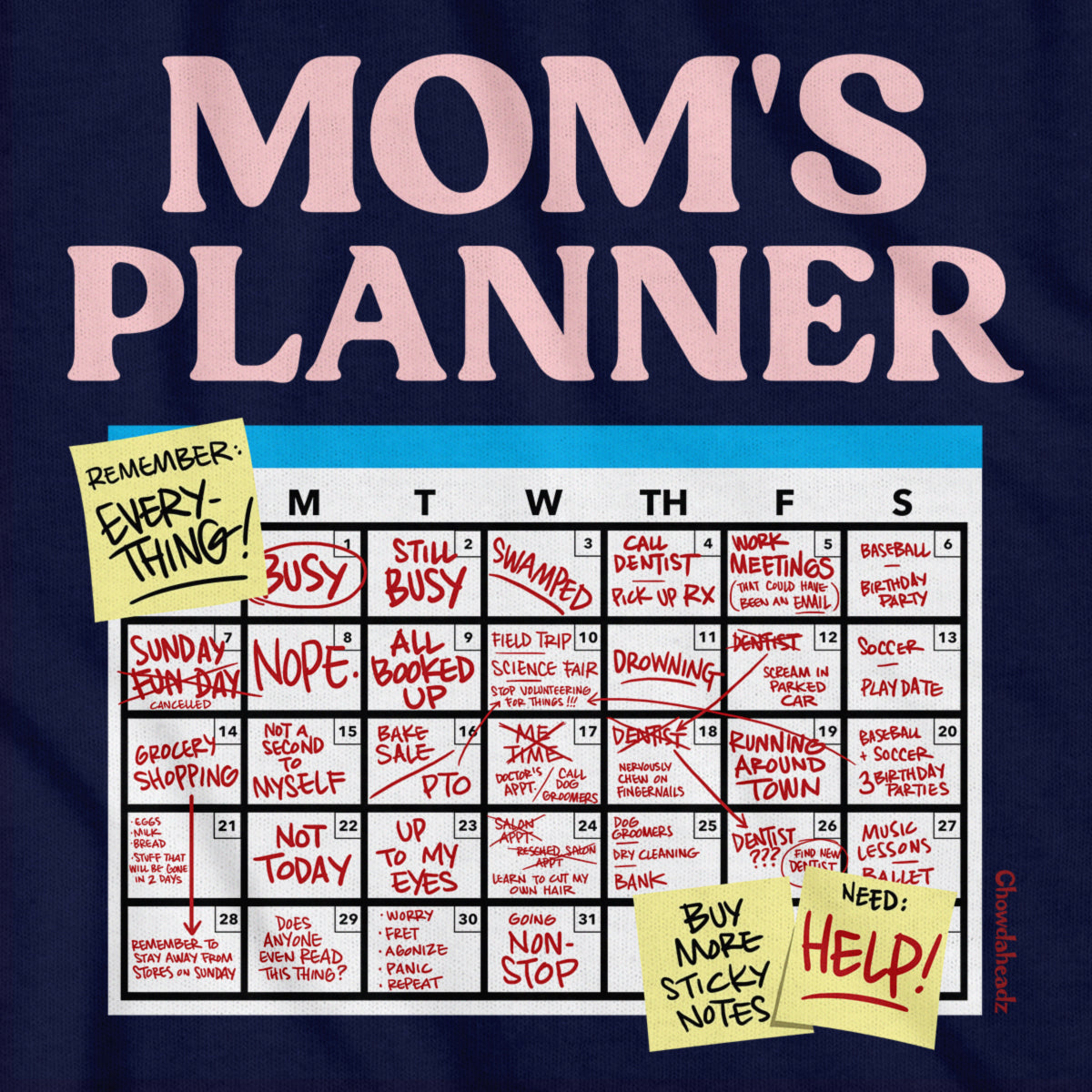 Mom's Planner T-Shirt