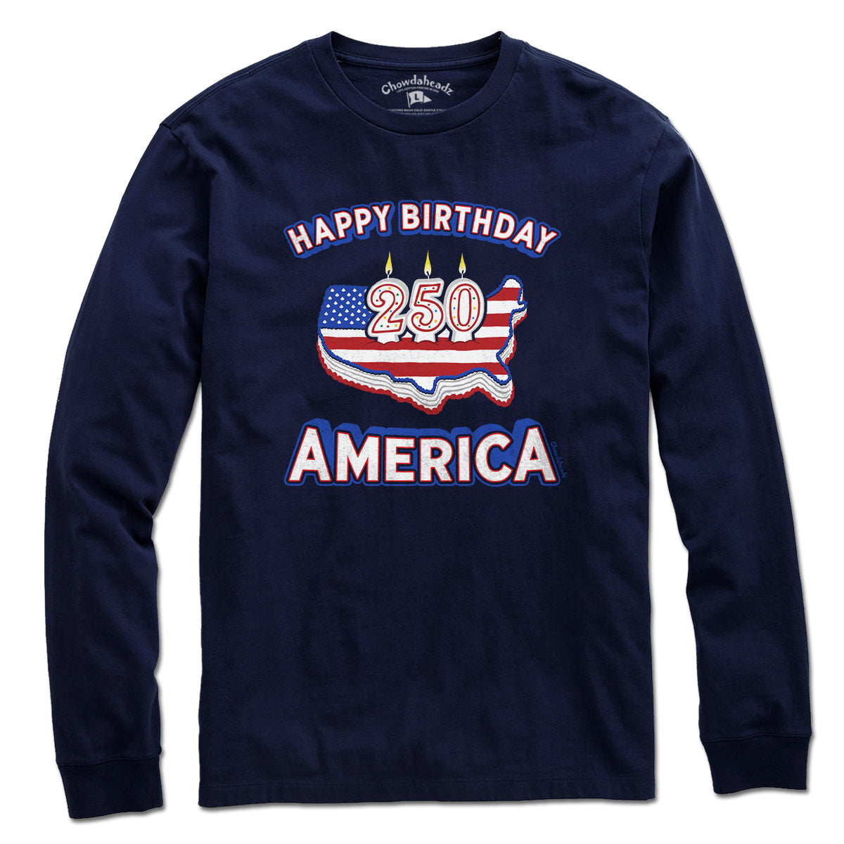 Happy Birthday America USA 250 Cake T-Shirt