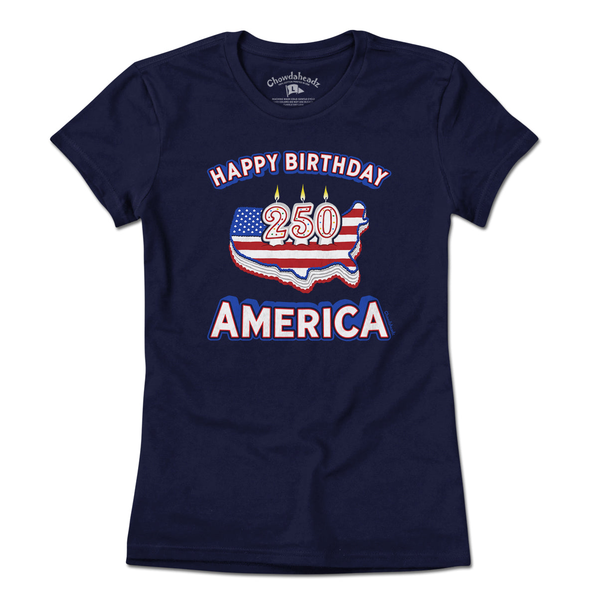 Happy Birthday America USA 250 Cake T-Shirt