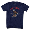 Tea Paahty Eagle t-shirt in navy — Boston Tea Party eagle tee