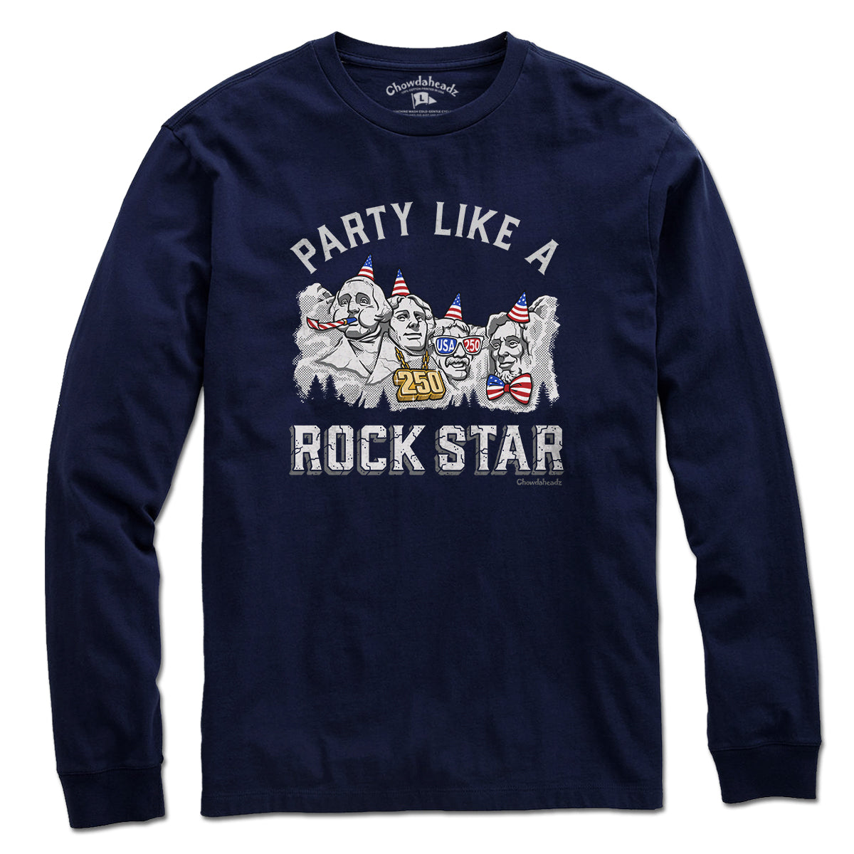 Party Like A Rock Star Rushmore USA 250 T-Shirt