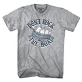 Don't Rock The Boat t-shirt in gray — New England coastal tee