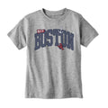 Youth T-Shirt in Gray with Boston Arch Nauti Icons harbor design