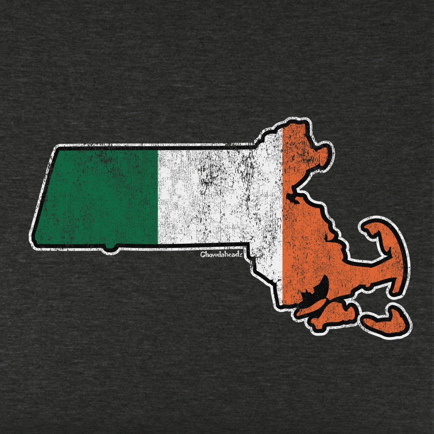 Irish Massachusetts Youth T-shirt - Chowdaheadz