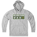 Wicked Good Dad Scoreboard hoodie in gray — Boston baseball dad hoodie