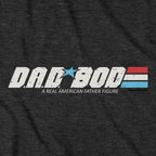 D.A.D. BOD A Real American Figure graphic zoom detail in Charcoal