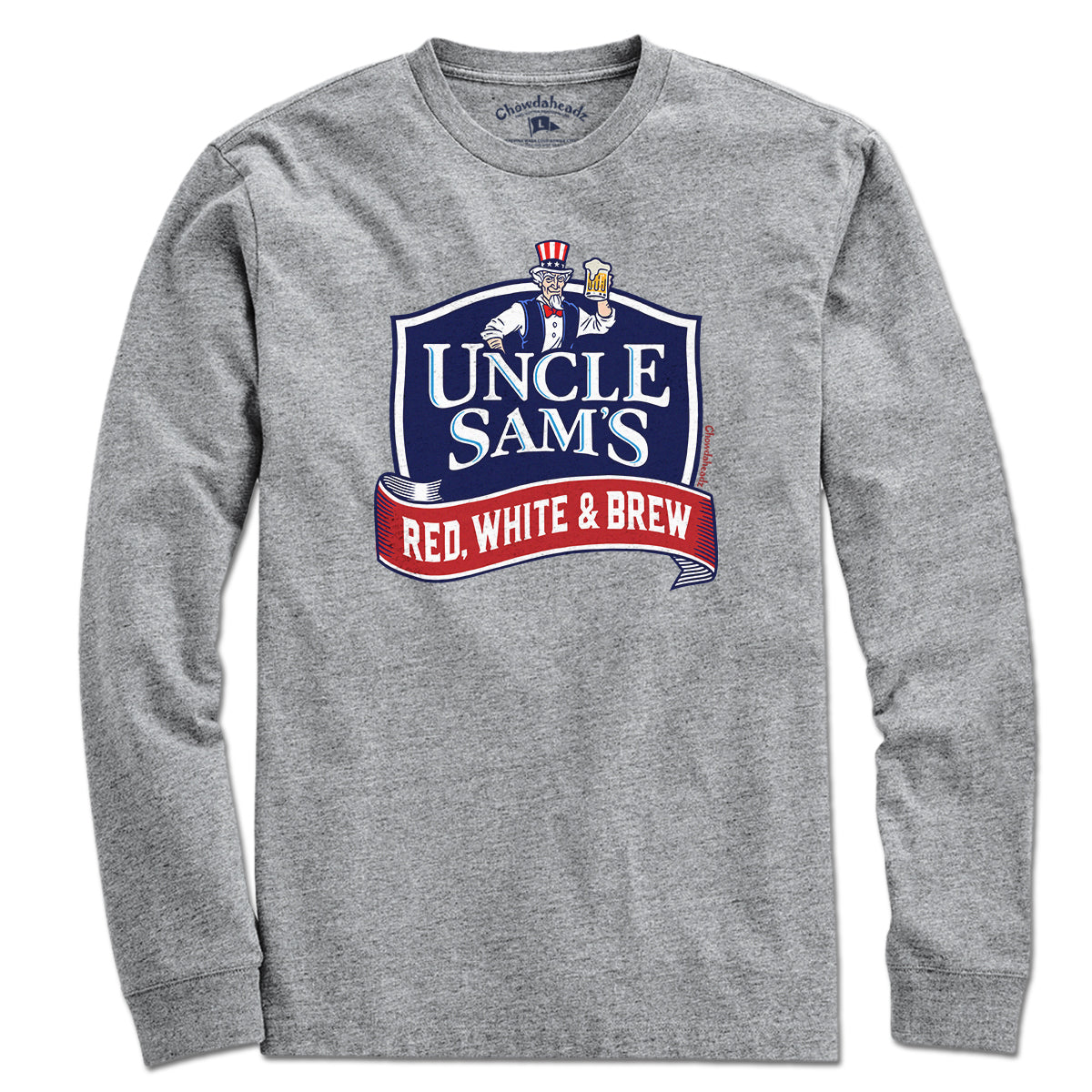 Uncle Sam's Red White & Brew Logo T-Shirt