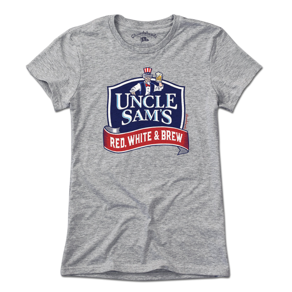 Uncle Sam's Red White & Brew Logo T-Shirt