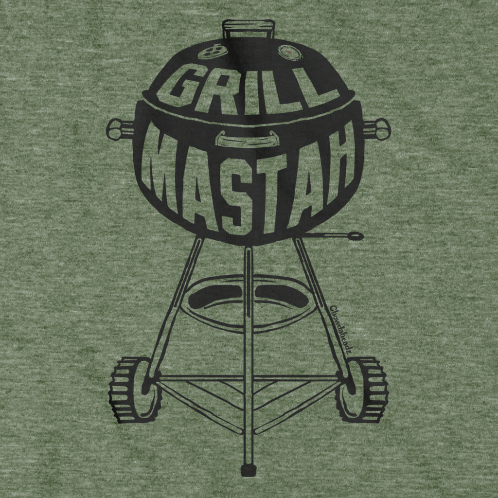 Charcoal Grill Mastah tee profile view