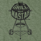 Charcoal Grill Mastah tee profile view