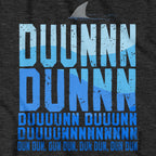 Shark Theme tee graphic detail in Charcoal