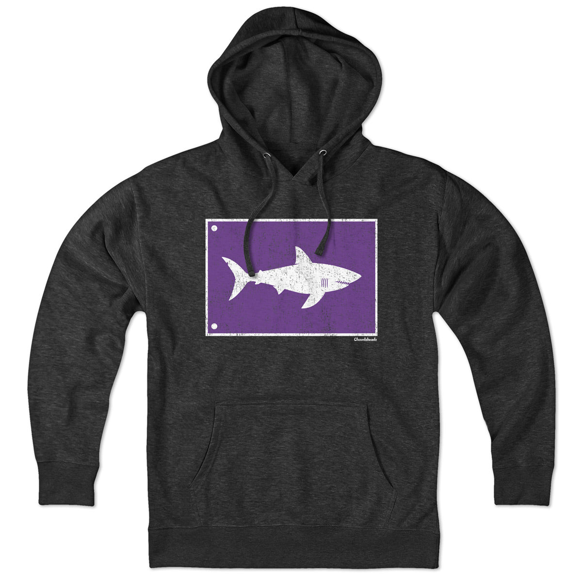 Shark Warning Flag hoodie lifestyle view