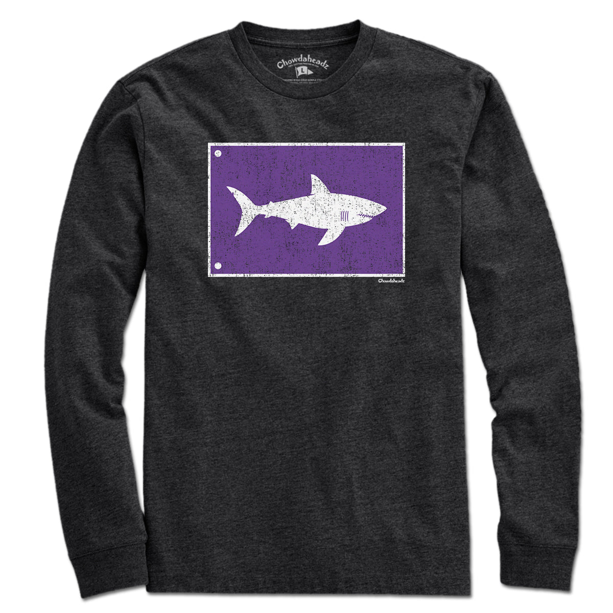 Shark Warning Flag tee model view