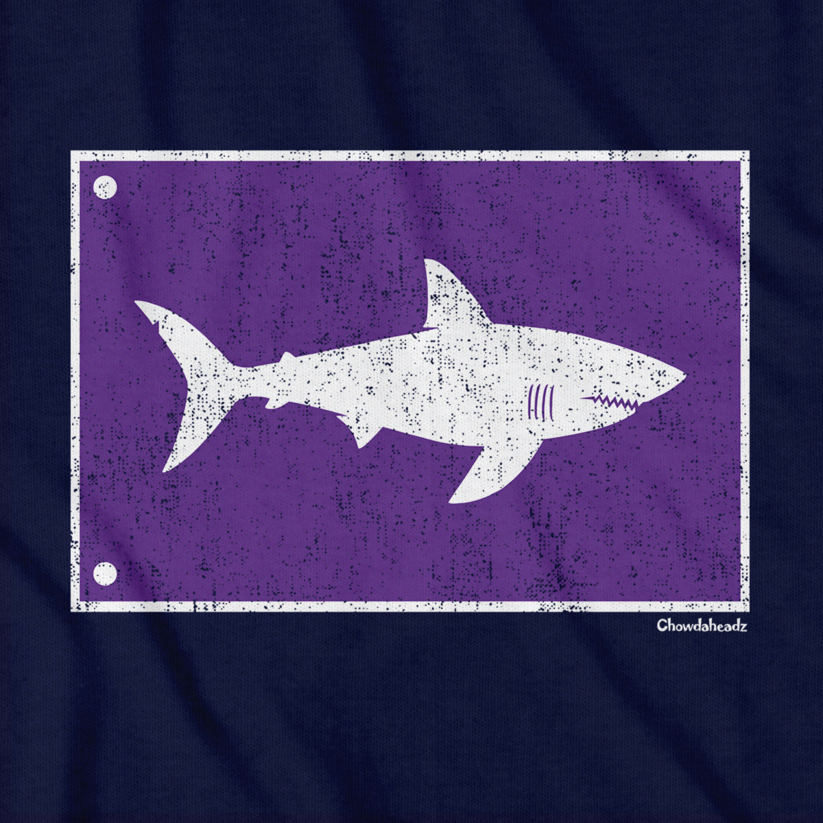 Shark Warning Flag tee color variant view