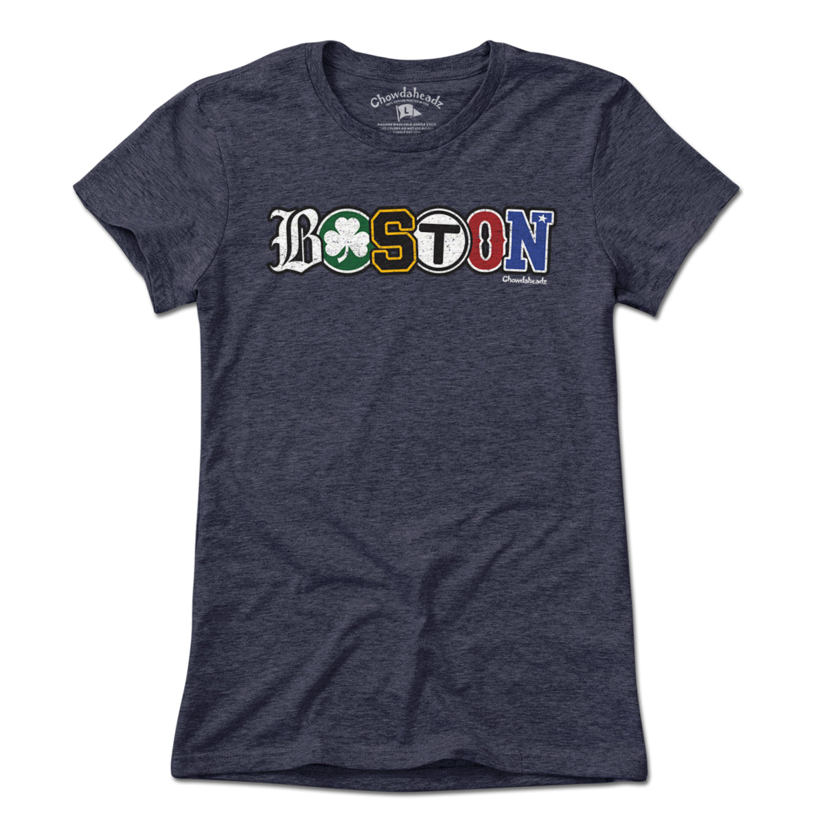 Chowdaheadz Boston Townie Pride Hoodie - Lightweight French Terry Hooded Sweatshirt