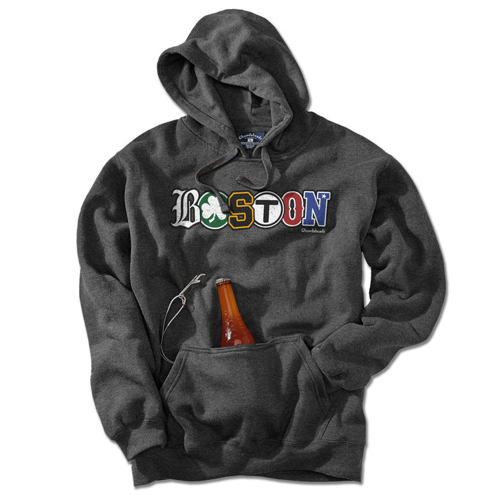 Boston Townie Pride Tailgater Hoodie - Chowdaheadz