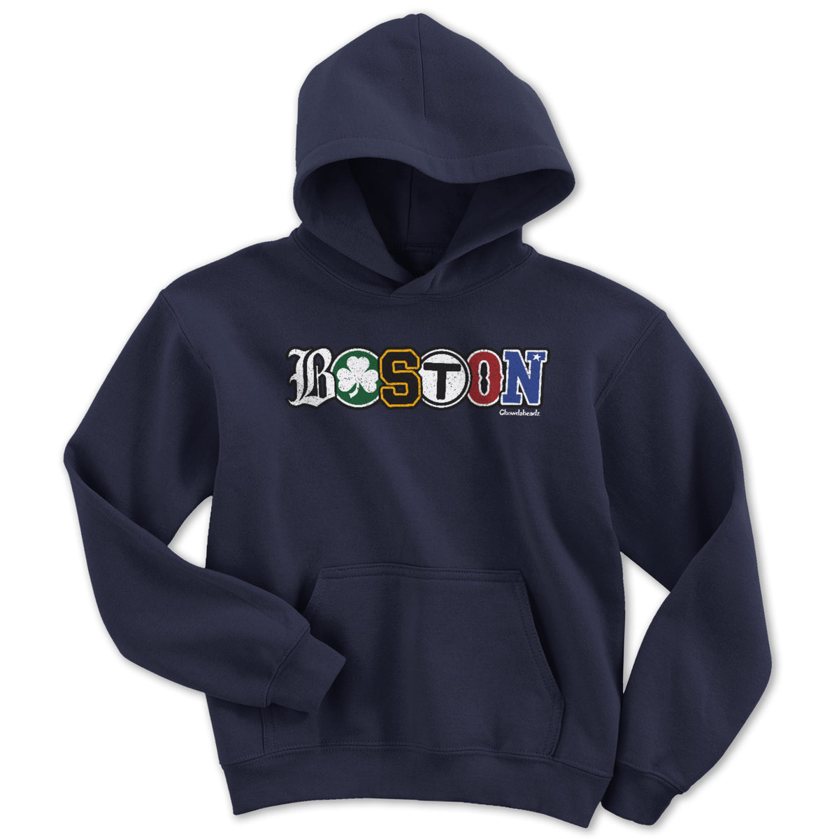 Boston Townie Pride Youth Hoodie - Chowdaheadz