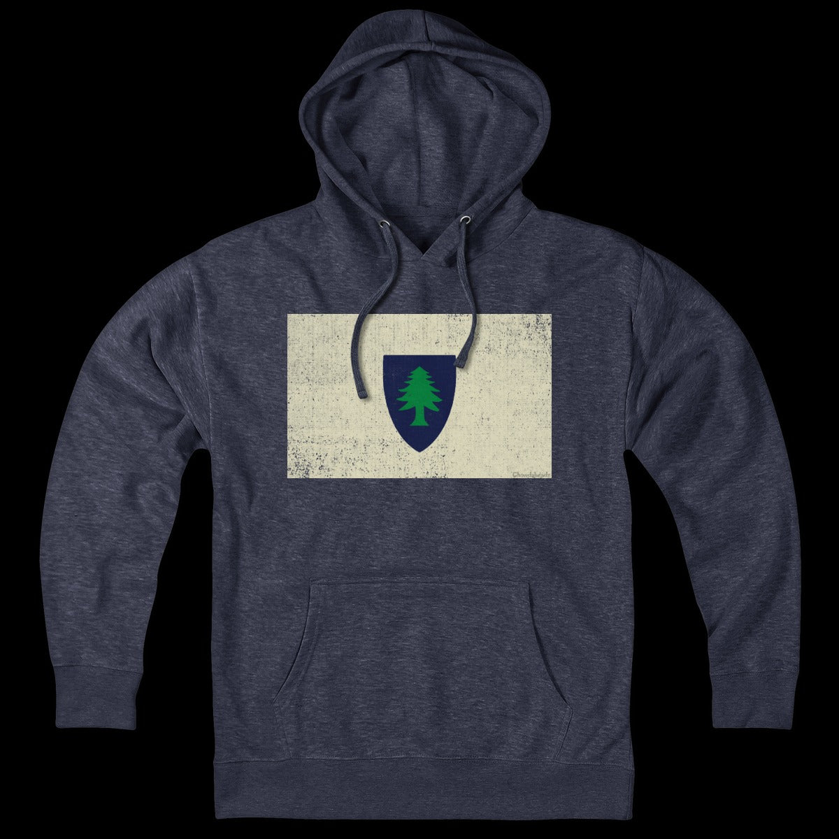 Vintage Massachusetts Flag Hoodie