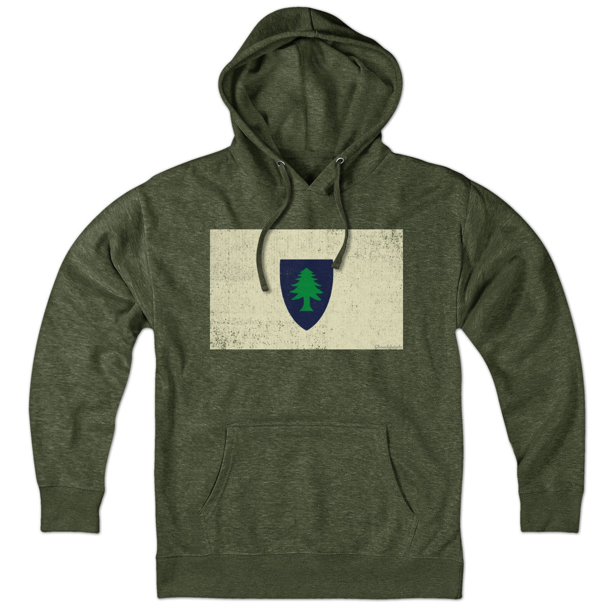 Vintage Massachusetts Flag Hoodie