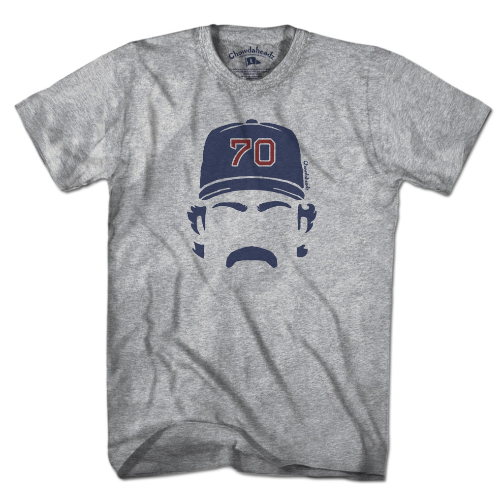 Men's Tee in Gray with Tolle Time Boston Baseball graphic