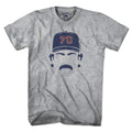 Men's Tee in Gray with Tolle Time Boston Baseball graphic