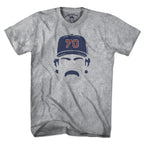Men's Tee in Gray with Tolle Time Boston Baseball graphic