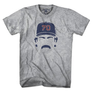 Men's Tee in Gray with Tolle Time Boston Baseball graphic