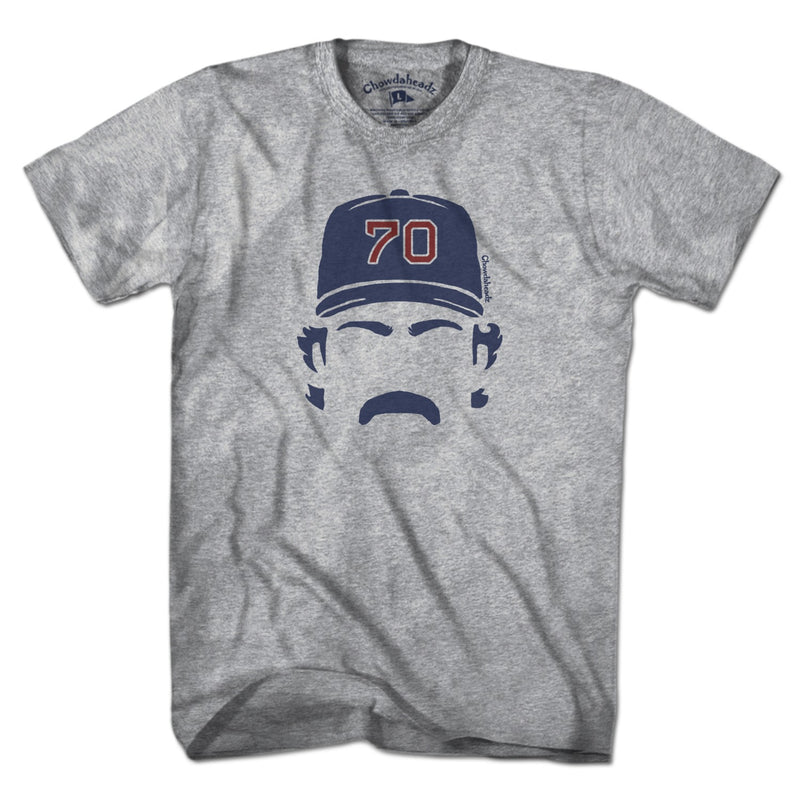 Men's Tee in Gray with Tolle Time Boston Baseball graphic