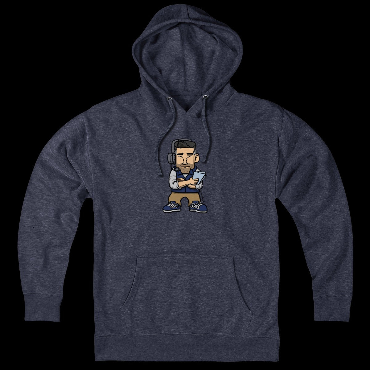 Mini Vrabel hoodie lifestyle view