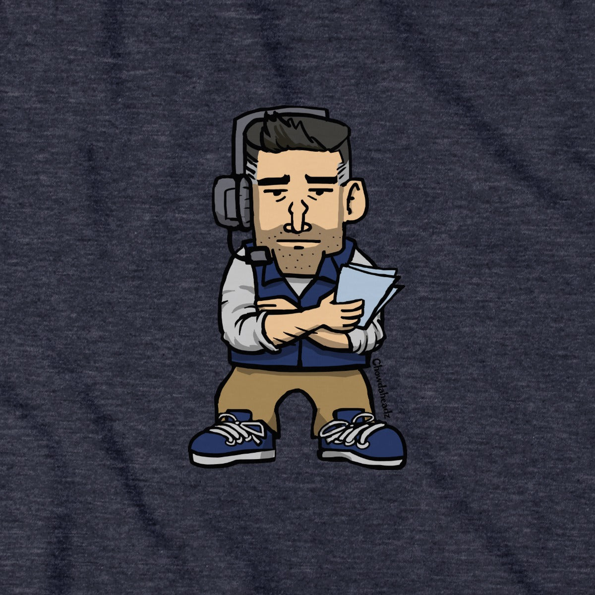 Mini Vrabel hoodie profile view