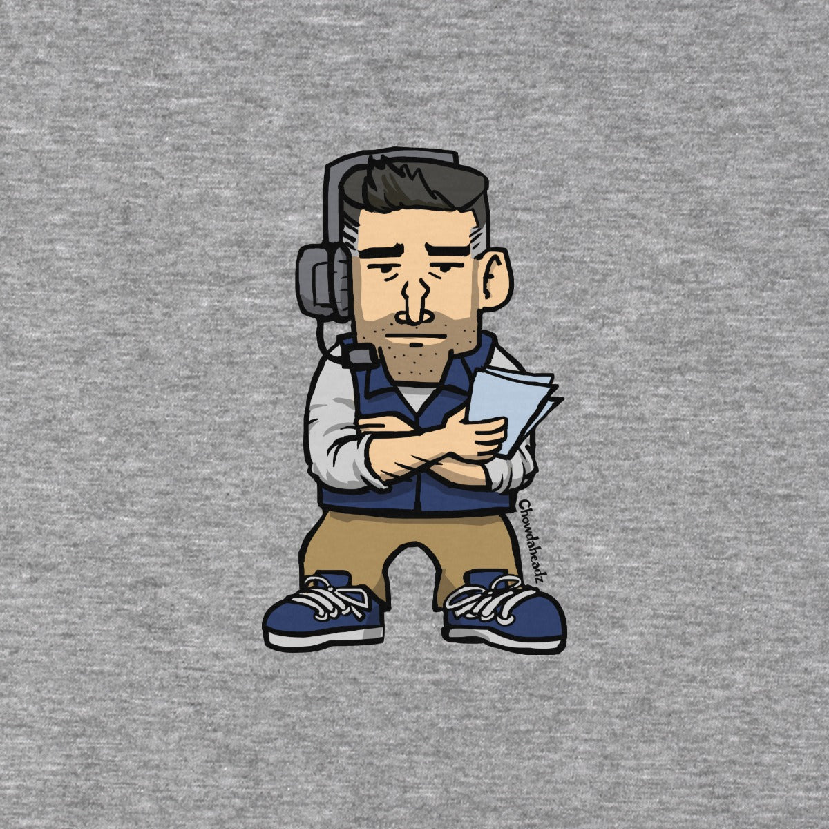 Mini Vrabel tee profile view