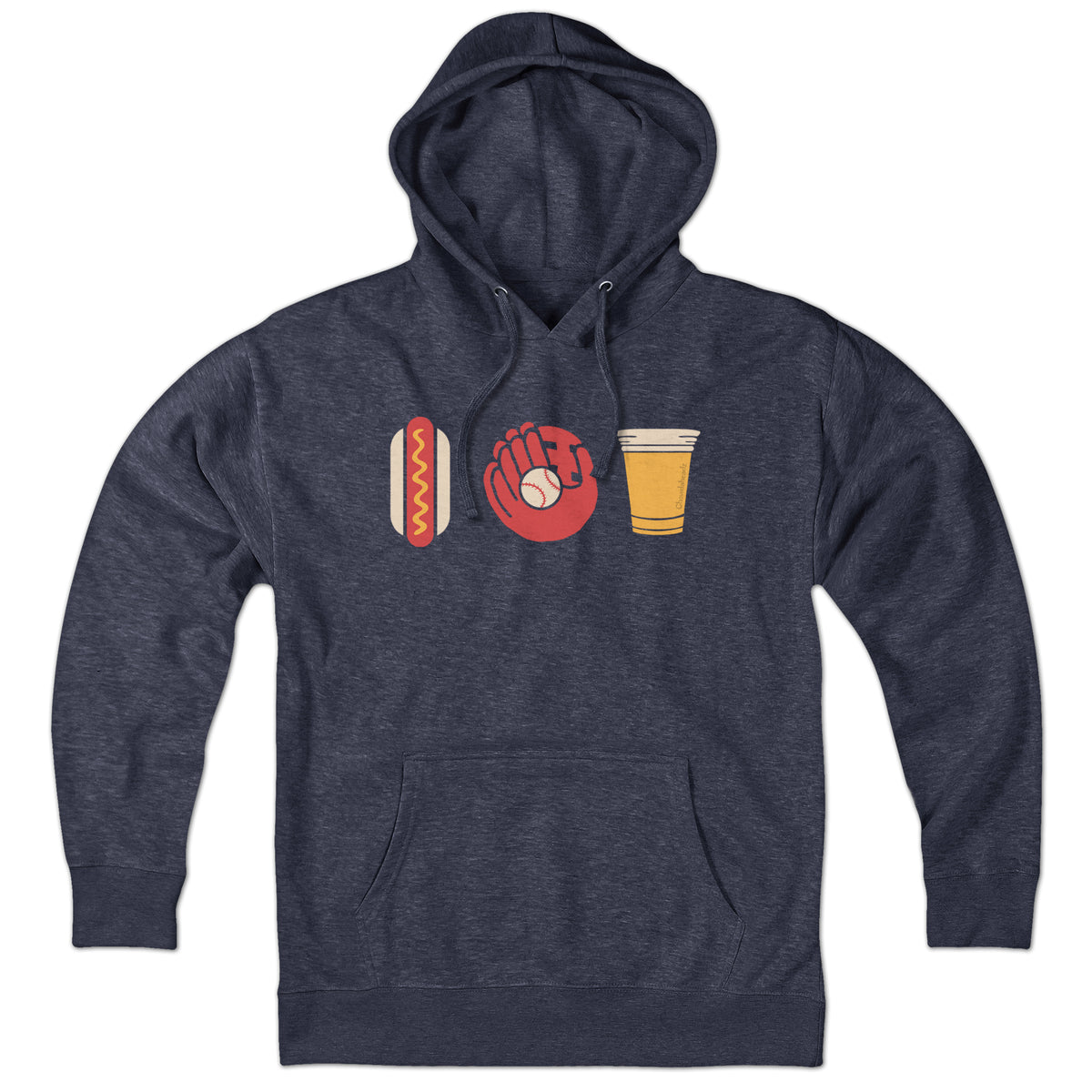 Hotdog Baseball Beer Hoodie