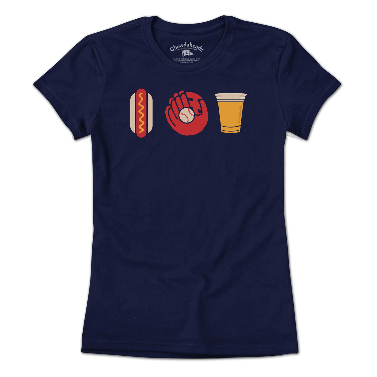 Hotdog Baseball Beer T-Shirt
